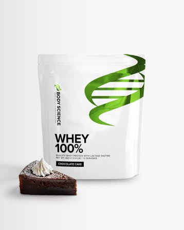 Body Science Whey 100% - 400 g Chocolate Cake 400 g