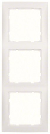 Hager 10139909 Kombinationsram termoplast, serie S1 3 fack, Strömbrytare & vägguttag