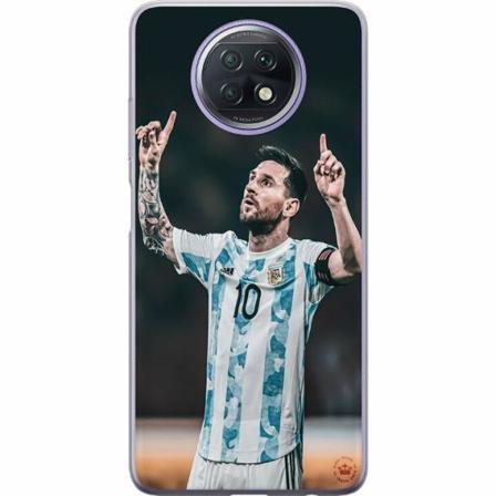 Xiaomi Redmi Note 9t Genomskinligt Skal Messi