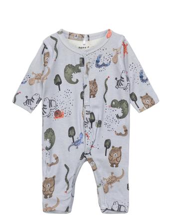 Nbnwind Ls Suit Långärmad Bodysuit Multi/mönstrad Name It