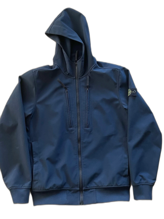 Mörkblå vindjacka från Stone Island