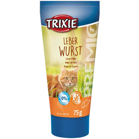 Trixie - Premio Cat Liver Paté - Kattegodbit i tube Blå 75g - Katt - Kattegodteri & kattegress - Belønningsgodbiter katt - ZOO.no