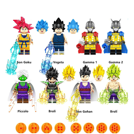 Dragon Ball Minifigur Byggklossar Barnleksaker Set