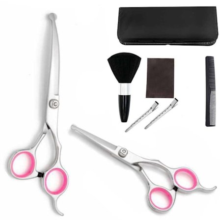 Delux frisørsæt til børn - 8 dele lyserød