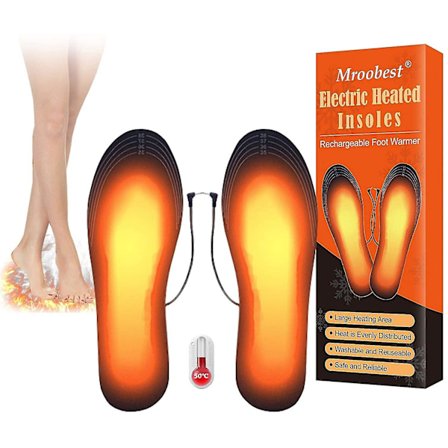 Elektriske Varme Såler, Termiske Såler, USB Genopladelig Sko Varme