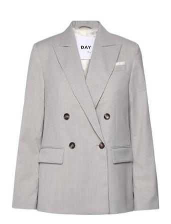 Havens - Classic Wool Blend Blazers Double Breasted Blazers Grey Day Birger Et Mikkelsen
