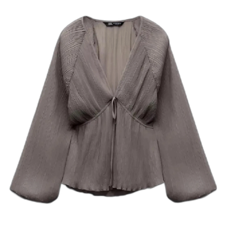 Grå blus från Zara