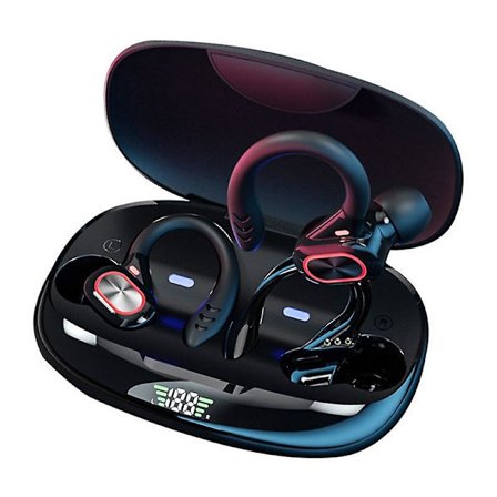 Tws Bluetooth 5.0 Hörlurar Trådlösa Sport Hörlurar Hifi Stereo In Ear Hörlurar Vattentäta Brusreducerande Handsfree Samtal Headset Med Led Di