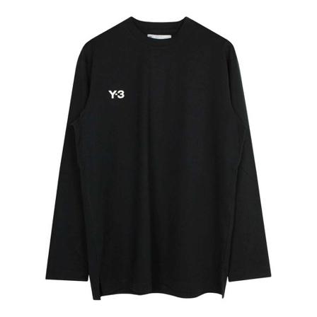 Y-3 Graphic Long Sleeve Top Sort, Herre