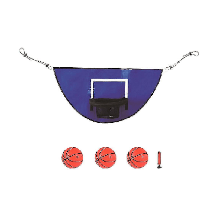 Trampolin Basketkurv Med Minibasketbold Let Nem At Installere Basketkurv Trampolin Til Pauser (HY)