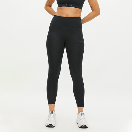 Træningstights Röhnisch Flattering Curved High Waist Tights, Sort - Bodyman.dk