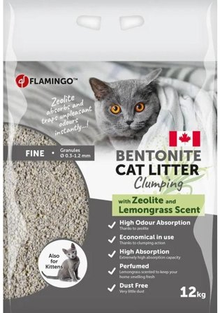 Kattesand Sitrongress - 12kg