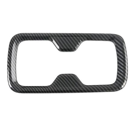 For Navara Np300 2016-2019 Karbonfiber Bil Front Vannkoppholder Beskytter Deksel Klistremerke Tilbehør