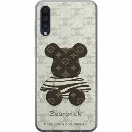 Samsung Galaxy A50 Genomskinligt Skal Brown Bear