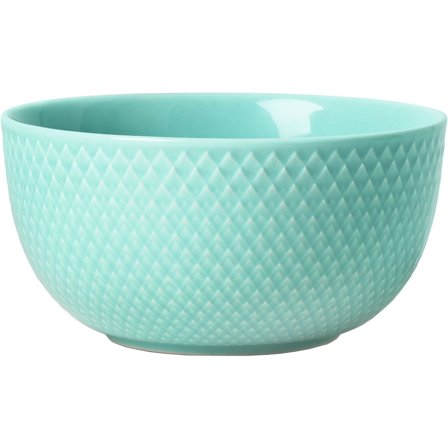 Lyngby porcelæn Rhombe Color Skål Aqua 13 cm | KitchenOne
