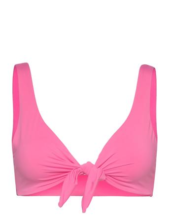 Swim Bra Lana Top Swimwear Bikinis Bikini Tops Triangle Bikinitops Rosa Lindex*Betinget Tilbud