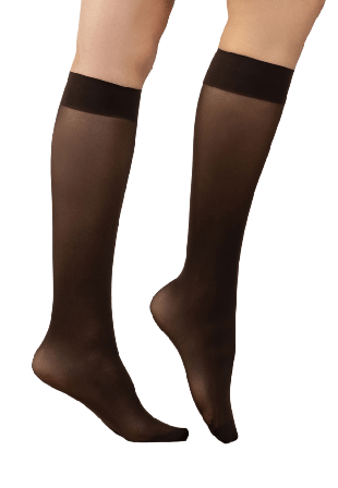 BleuForêt Knästrumpa 30 Den - Matt Lyster Knästrumpor Dam Brun ONESIZE