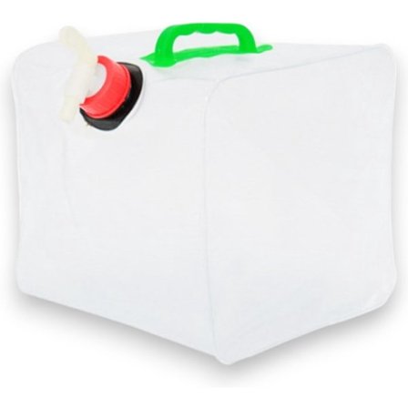 10-liters hopfällbar vattenpåse, portabel vattenbehållare, vattenflaska, stor kapacitet, läckagesäker.