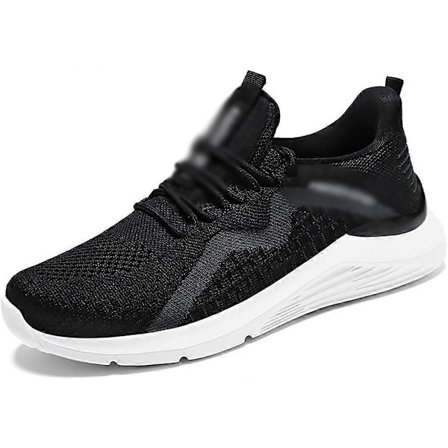 (sort EU39) Dame Ortopædiske Sneakers Svangstøtte Plantar Fasciitis Ortopædiske Diabetiske Vandresko Komfortable Afslappede Dame Sportssko