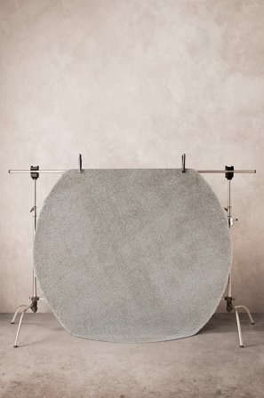 Jotex - Luggteppe Ø 200 Cm Jute/Polypropylen/Polypropylen/Jute Lys grå SOFTIE - Kjøp Lugg- & ryetepper hos Jotex