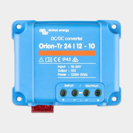 DC/DC-Wandler 24 V zu 12 V Victron Orion-Tr Non-Isolated 24/12-10, 120 W, 10 A - Boot