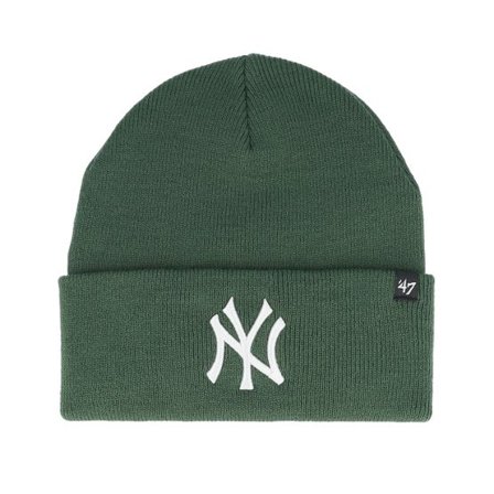 47 Brand - MLB Vit cuff Beanie - New York Yankees Haymaker Dark Green Cuff Knit @ Hatstore