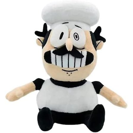 Pizza Tower -Pehmolelut, 8" Peppino Pehmolelut Peli Faneille, Pehmolelu Nuket Lapsille Ja Aikuisten, Syntymäpäivä Joulu Pääsiäinen Lahjat Faneille