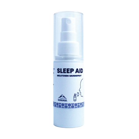 Nordaid Sleep Aid 1 mg melatonin munnspray, 30 ml