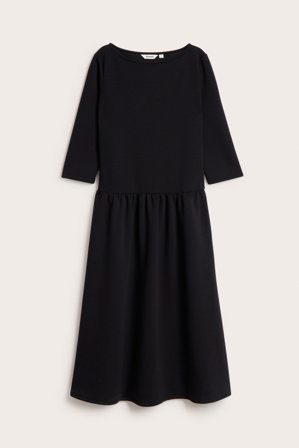 Kappahl | Sukienka midi z dżerseju | Czarne