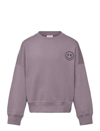 Tnprecious Os Sweatshirt Purple The New