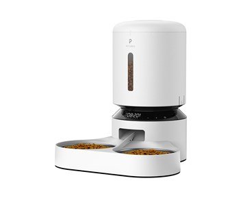 Petlibro Granary Dual Food Tray 5L - White - Automatisk foderautomat med två skålar