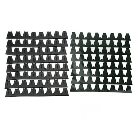 8 stk Front Bumper Scrape Guard Front Bumper Protector Anti Scratch Universal Fit for Cars Black