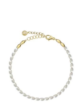 Cabo Bracelet Pearl Accessories Jewellery Bracelets Pearl Bracelets Gold Edblad