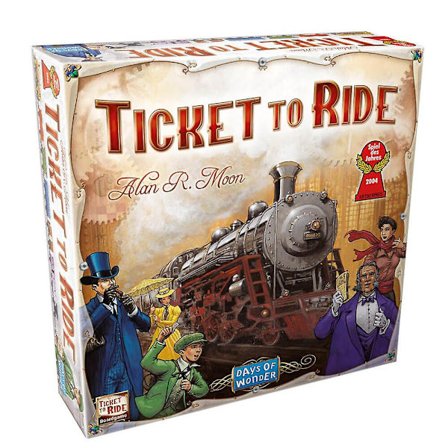 Days of Wonder Ticket to Ride Brettspill, Familie Strategi Brettspill for 2 til 5 spillere, Morsomt Klassisk Togeventyrspill Alder 8+