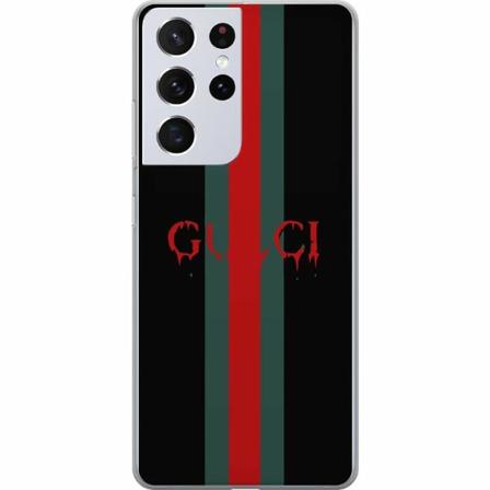 Samsung Galaxy S21 Ultra 5g Genomskinligt Skal Green And Red B