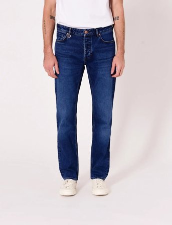 NEUW Ray Straight Trinity Mid Indigo - Navy - 30 x 30