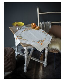 Broderikit Duk Fåglar & Blomster