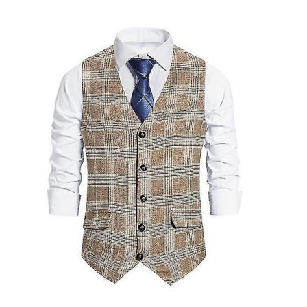 Formelle herreveste til jakkesæt, 5 knapper, til jakkesæt eller smoking