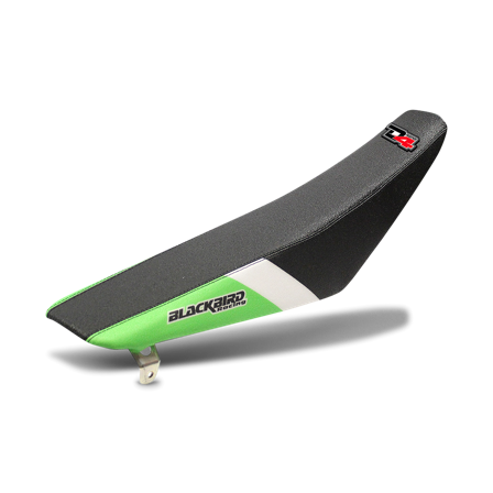 Pokrowiec na Siedzenie Blackbird Dream 4 Zielono-Czarny - Kawasaki KX 85 19-16 2001-2013