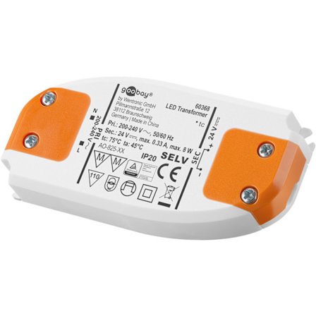 LED-transformator 24 V (DC) (DC), 8 W