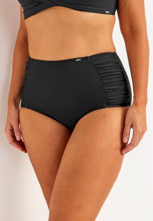 Cellbes of Sweden - Rynkad bikinitrosa med hög midja Honolulu - svart - för damer - 50