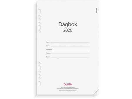 Burde Business kalendersats Dagbok 2026 - Lyreco - Almanackor och kalendrar > Systemkalendrar > Business