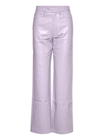 Rotie Pants Trousers Leather Leggings/Bukser Lilla ROTATE Birger Christensen