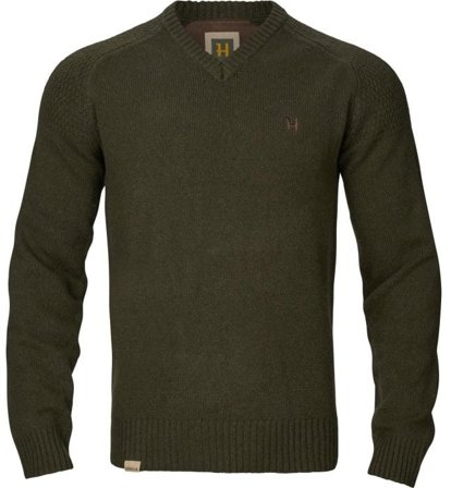 Härkila M's Vincent Merino V-Neck Pullover Rosin
