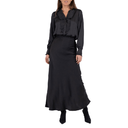 Neo Noir Vicky Heavy Sateen Skirt Kjolar Dam Svart 34