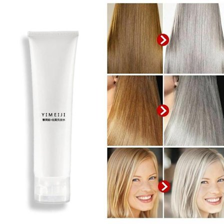 Profesjonell Blond Bleket Stripet Sjampo Revitaliserende Effektiv Lilla Sjampo For Blondt Hår Rensesjampo