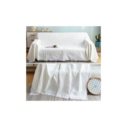 LMLY Modern enkel soffa överdrag, hund barn möbler skydd soffa överdrag, enfärgad förtjockad halkfri inga remmar, A, 35x28inch(90x150cm)