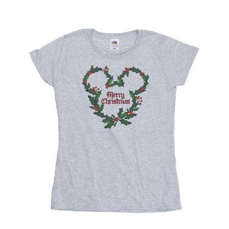 Disney Dam/Kvinnor Musse Pigg God Jul Holly Bomull