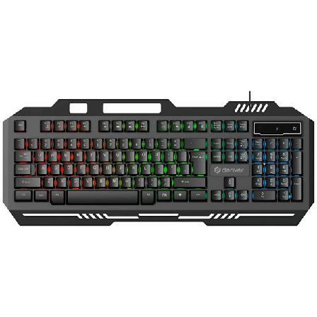 Denver GKB-231 Nordic RGB -pelinäppäimistö kalvotekniikalla ja