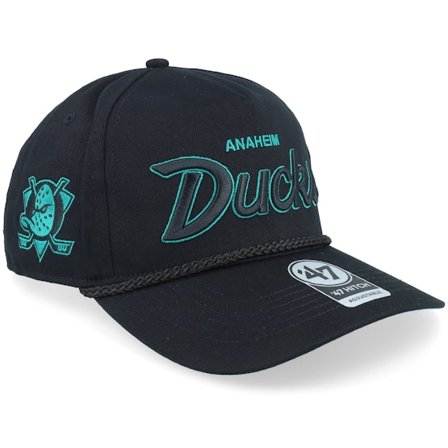 47 Brand - NHL - Black - adjustable - Cap - Hatstore Exclusive x Anaheim Ducks Nhl-crosstown Script 47 Hitch Black A-frame Adjustable - Hatstore